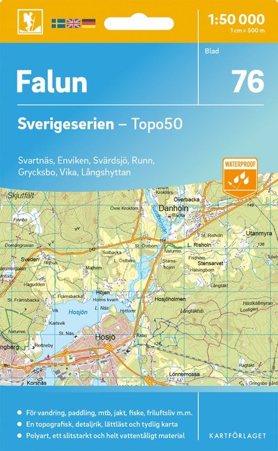 Cover for Falun - Sverigeserien Topo50 (Map) (2025)