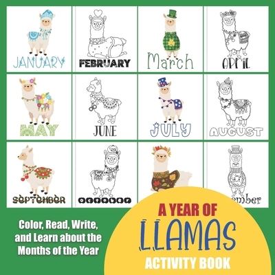 Cover for Years Truly · A Year of Llamas Activity Book (Paperback Book) (2020)