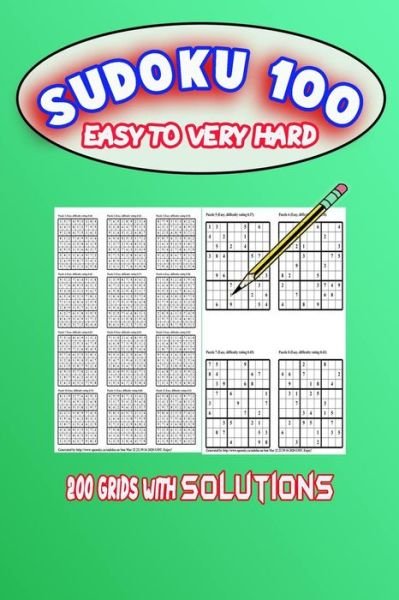 Cover for Tahar Ben Med · Sudoku 100 Easy to Very Hard (Taschenbuch) (2020)