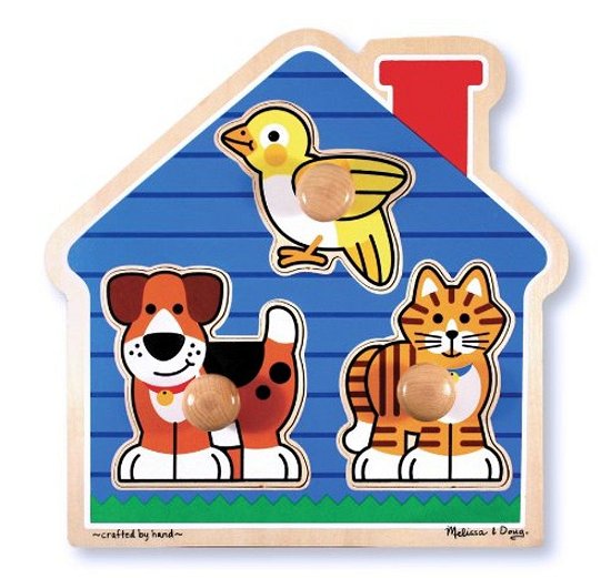 Cover for Melissa And Doug · House Pets Large Peg Puzzle (N/A)