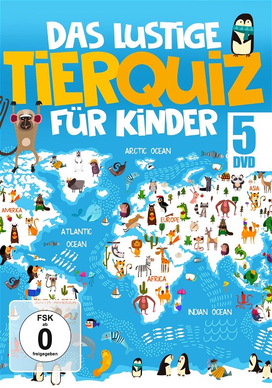 Cover for Tierquiz · Das Lustige Tierquiz Für Kinder (DVD) (2017)