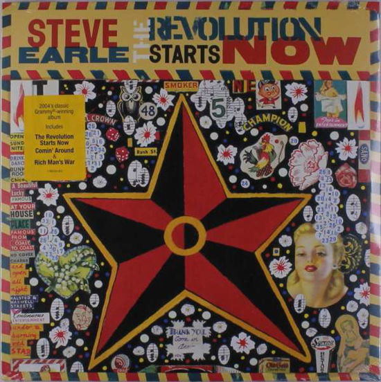 Revolution Starts Now LP - Steve Earle - Musiikki - WARNER - 0093624911555 - perjantai 29. syyskuuta 2017