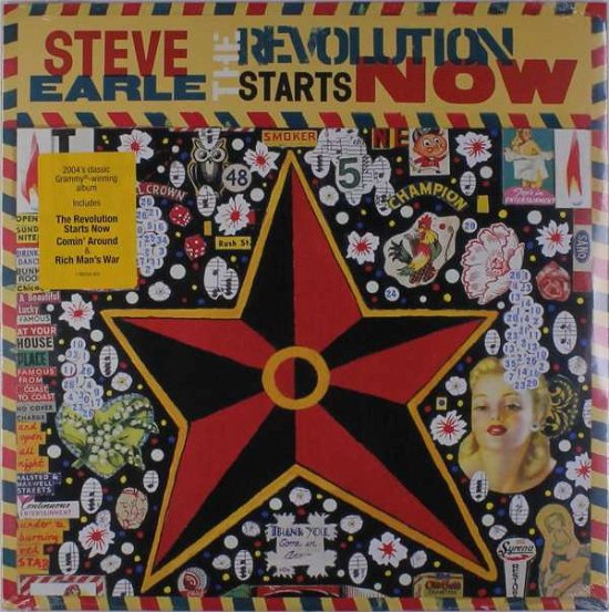 Cover for Steve Earle · Revolution Starts Now LP (LP) (2017)