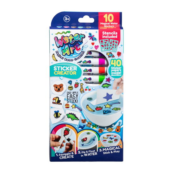 Cover for Water Art · Sticker Set With 12 Colours (33130111) (Toys)