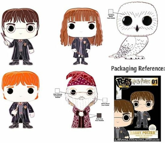 Cover for Funko Pop! Pins: · Harry Potter Large Enamel Pop! Pin (One Random Pin (MERCH) (2020)