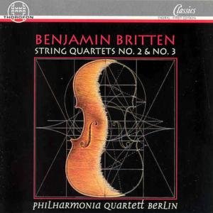 Cover for Britten / Philharmonia Quartett Berlin · String Quartets (CD) (2003)