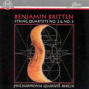 Cover for Britten / Philharmonia Quartett Berlin · String Quartets (CD) (2003)