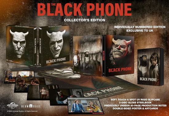 Cover for Black Phone · Black Phone (Limited Collectors Edition) [2021] (Blu-ray) [Steelbook edition] (2024)