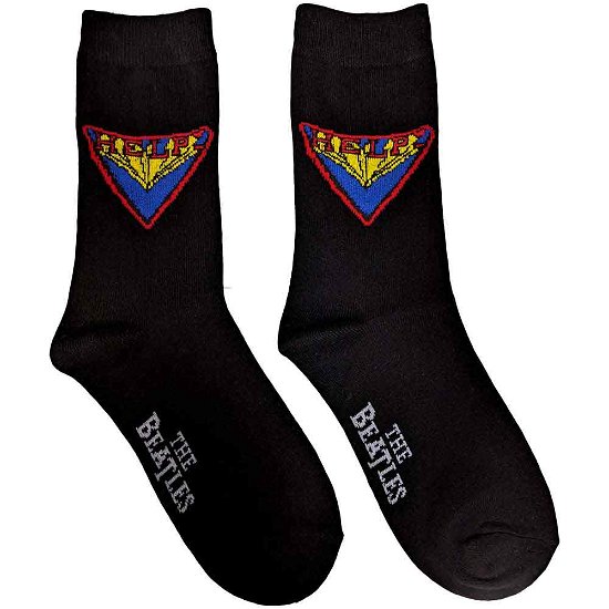Cover for The Beatles · The Beatles Ladies Ankle Socks: HELP! (UK Size 4 - 7) (Bekleidung) [Black - Ladies edition]