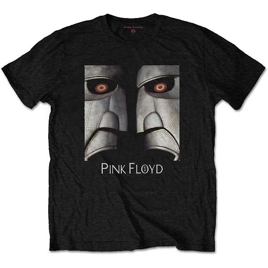 Pink Floyd Unisex T-Shirt: Metal Heads Close-Up - Pink Floyd - Produtos - MERCHANDISE - 5056170641555 - 27 de dezembro de 2019