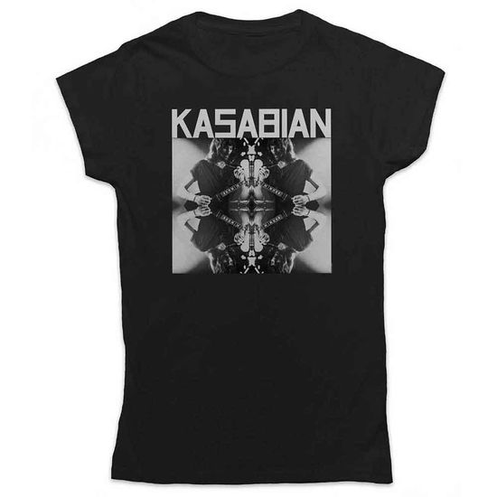 Cover for Kasabian · Kasabian Ladies T-Shirt: Solo Reflect (Black) (T-shirt) [size L] [Black - Ladies edition] (2018)