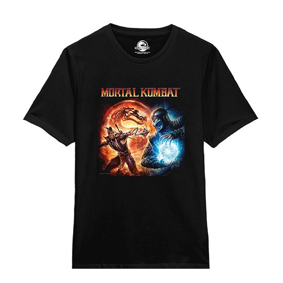 Cover for Mortal Kombat · Mortal Kombat Fire and Ice (T-shirt) [size S] [Black edition] (2021)