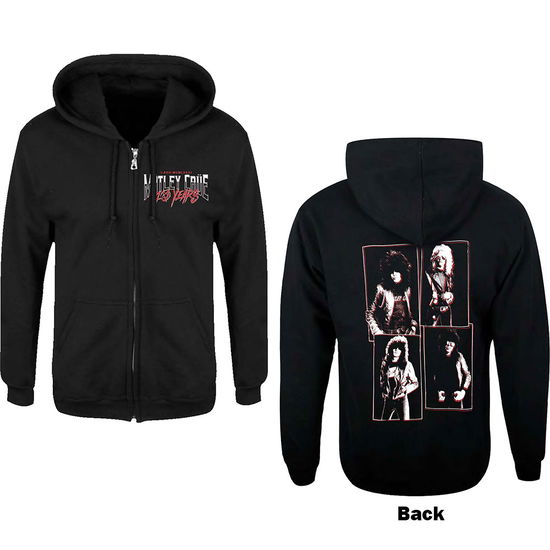 Motley Crue Unisex Zipped Hoodie: 40 Years (Back Print) - Mötley Crüe - Gadżety -  - 5056368655555 - 22 stycznia 2021