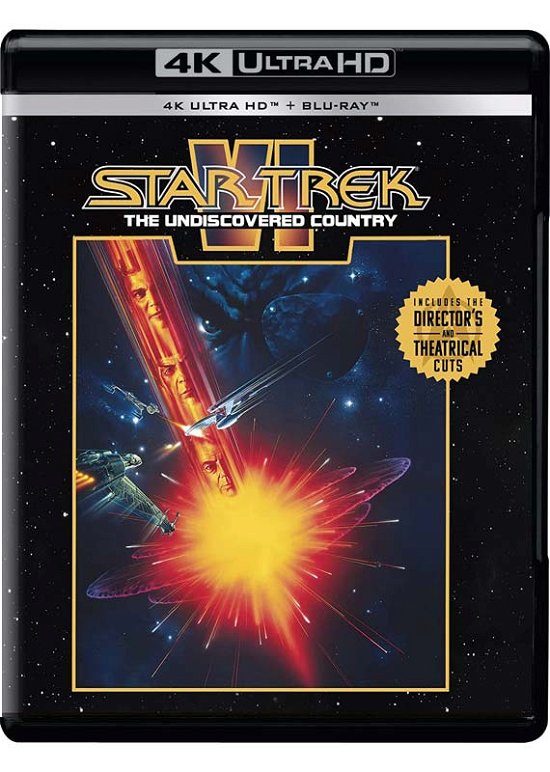 Cover for Star Trek Vi the Undiscovered Country Uhd BD · Star Trek VI - The Undiscovered Country (4K UHD Blu-ray) (2022)