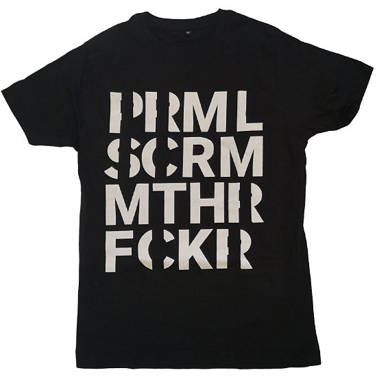 Primal Scream Unisex T-Shirt: Muthafucka - Primal Scream - Koopwaar -  - 5056561069555 - 