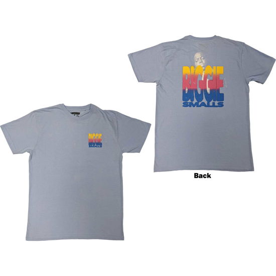 Cover for Biggie Smalls · Biggie Smalls Unisex T-Shirt: Halftone Biggie (Back Print) (T-shirt) [size S]