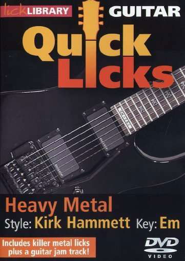 Lick Library Quick Licks Kirk Hammett He - Instructional - Films - Music Sales Ltd - 5060088822555 - 18 mai 2010