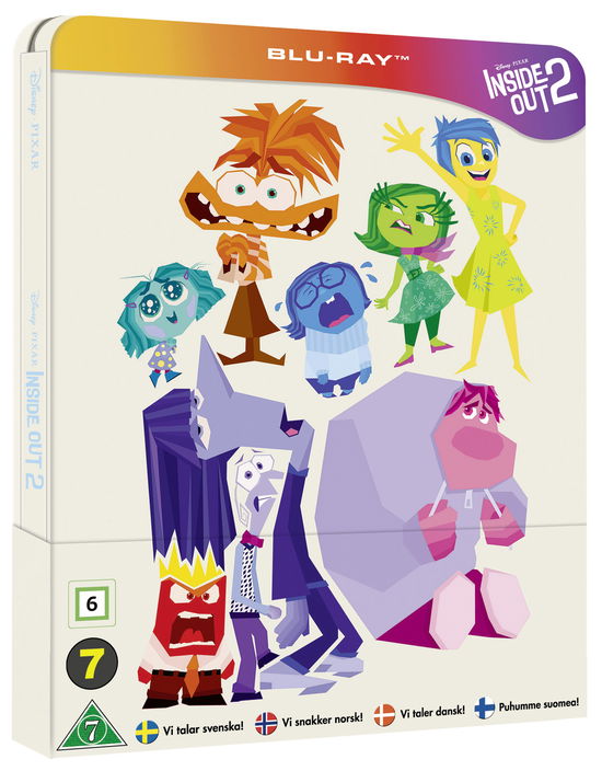 Inside Out 2 (Inderst Inde 2) (Blu-Ray) [Limited Steelbook edition] (2024)