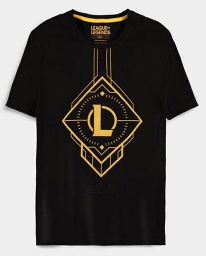 Men'S Core Short Sleeved T-Shirt - S Short Sleeved T-Shirts M Black - League Of Legends - Other -  - 8718526347555 - 