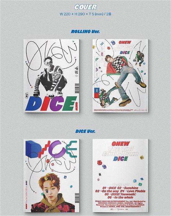 Cover for Onew · Dice (CD) [Photo Book edition] (2022)