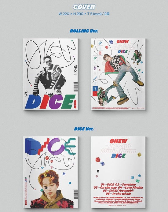 Dice - Onew - Musik - SM ENTERTAINMENT - 8809755508555 - 22 april 2022