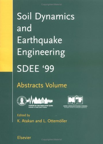 Cover for K. Atakan · Soil Dynamics and Earthquake Engineering (SDEE): Proceedings of the Ninth International Conference (Paperback Book) (1999)