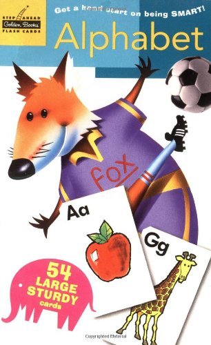 Cover for Golden Books · Alphabet - Step Ahead (Flashcards) (2001)