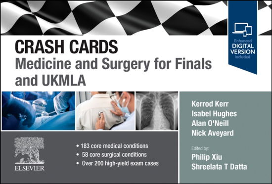 Cover for Kerrod Kerr · Crash Cards: Medicine and Surgery for Finals and UKMLA (Cartas de oráculo/tarô) (2023)