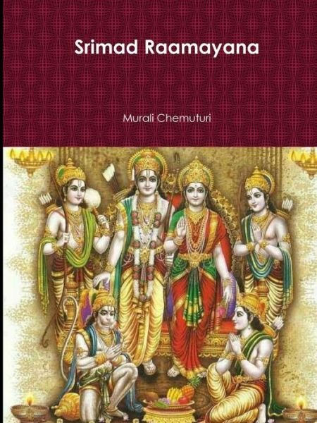 Cover for Murali Chemuturi · Srimad Raamayana (Paperback Book) (2019)