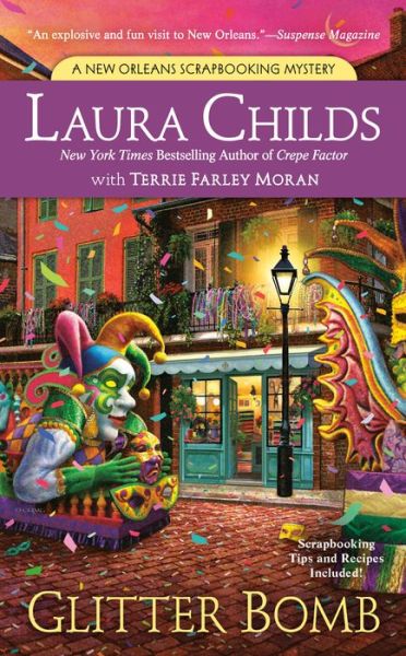 Cover for Laura Childs · Glitter Bomb: A New Orleans Scrapbooking Mystery (Paperback Book) (2019)