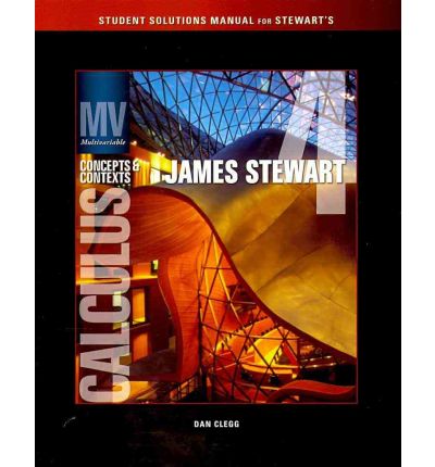 Cover for James Stewart · Student Solutions Manual (Chapters 8-13) for Stewart's Multivariable Calculus: Concepts and Contexts, 4th (Taschenbuch) (2009)