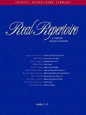 Cover for Mary Cohen · Real Repertoire for Violin - Real Repertoire Series (Sheet music) (2003)