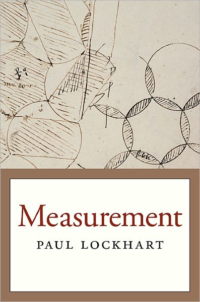 Cover for Paul Lockhart · Measurement (Gebundenes Buch) (2012)