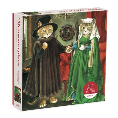 Cover for Susan Herbert Galison · The Arnolfini Marriage Meowsterpiece of Western Art 500 Piece Puzzle (SPIEL) (2021)