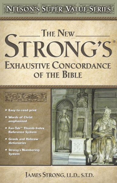 Cover for James Strong · New Strong's Exhaustive Concordance - Super Value Series (Hardcover Book) (2003)