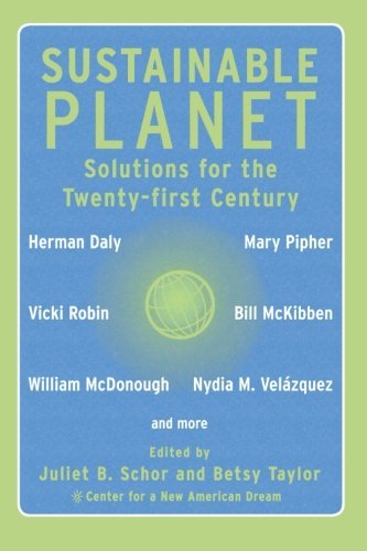 Cover for Juliet Schor · Sustainable Planet: Solutions for the Twenty-first Century (Pocketbok) (2003)