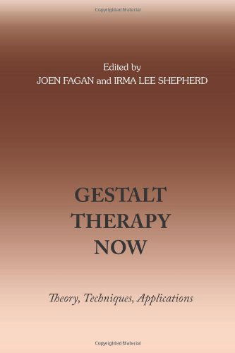 Cover for Irma Lee Shepherd · Gestalt Therapy Now: Theory, Techniques, Applications (Paperback Bog) (2008)