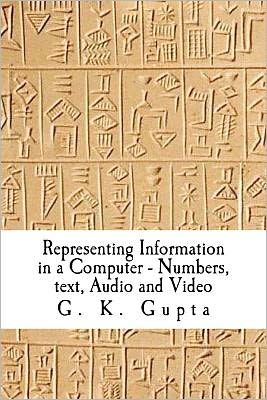 Representing Information in a Computer: Numbers, Text, Audio and Video - G K Gupta - Books - Createspace - 9781466495555 - October 25, 2011