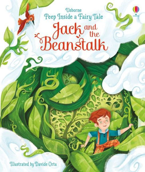 Cover for Anna Milbourne · Peep Inside a Fairy Tale Jack and the Beanstalk - Peep Inside a Fairy Tale (Board book) (2019)