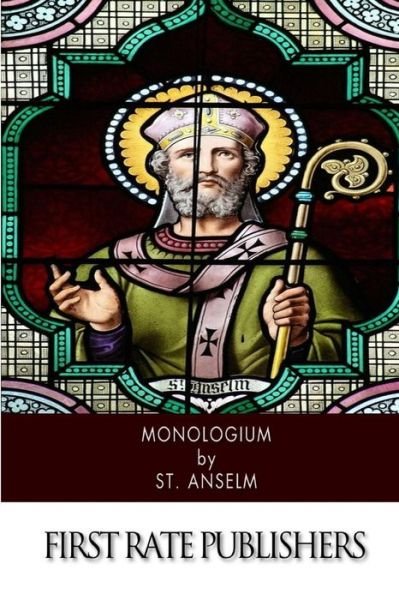 Cover for St Anselm · Monologium (Paperback Book) (2014)