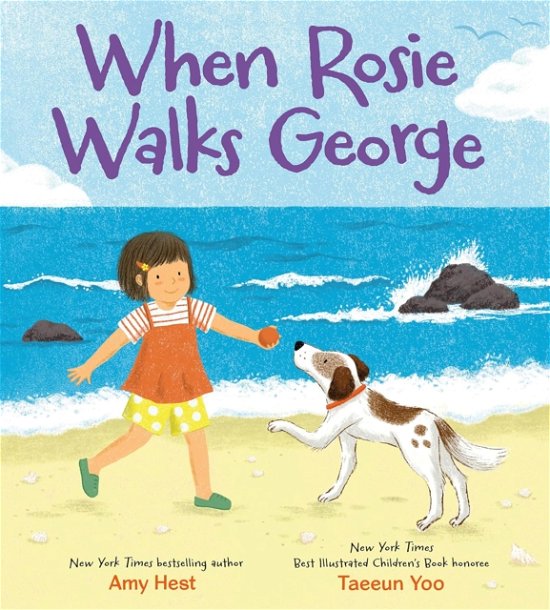 Cover for Amy Hest · When Rosie Walks George (Hardcover bog) (2024)
