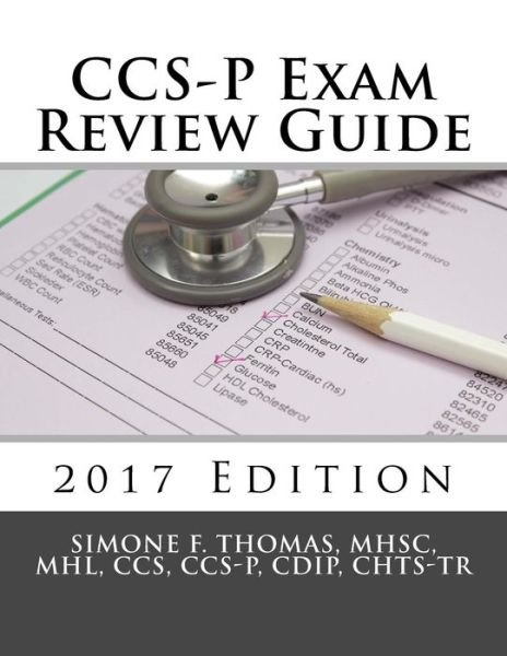 Cover for Mhsc Mhl Ccs Ccs Thomas · CCS-P Exam Review Guide 2017 Edition (Pocketbok) (2017)