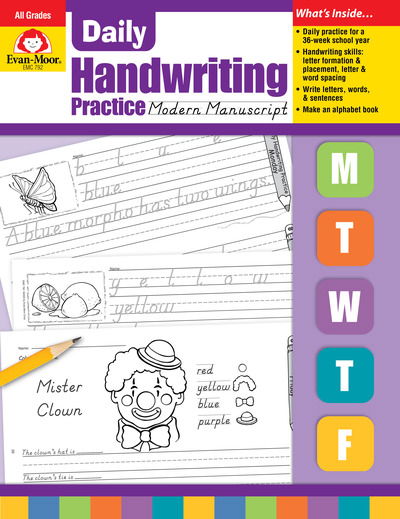 Cover for Jill Norris · Daily Handwriting Practice, Modern Manuscript (Teacher) (Paperback Book) (2000)