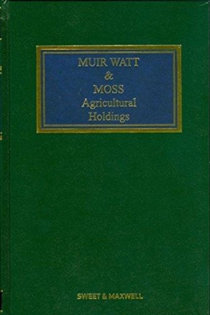 Cover for Falcon Chambers · Muir Watt &amp; Moss: Agricultural Holdings (Hardcover Book) (2018)