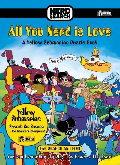 Cover for Bill Morrison · Beatles Nerd Search: A Yellow Submarine Puzzle Book (Innbunden bok) (2021)