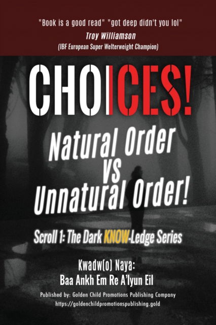 Cover for Akinsola Hansbarrow Creatives · Choices!: Scroll 1: The Dark KNOW-Ledge Series 1 (Paperback Book) (2022)