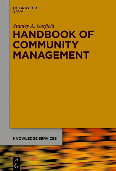Cover for Garfield · Handbook of Community Manageme (Book) (2020)