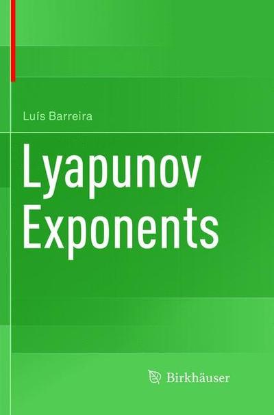 Cover for Luis Barreira · Lyapunov Exponents (Paperback Book) [Softcover reprint of the original 1st ed. 2017 edition] (2019)