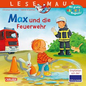 LESEMAUS 55: Max und die Feuerwehr - Christian Tielmann - Books - Carlsen - 9783551083555 - August 29, 2022