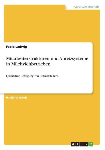 Cover for Ladwig · Mitarbeiterstrukturen und Anreiz (Book)